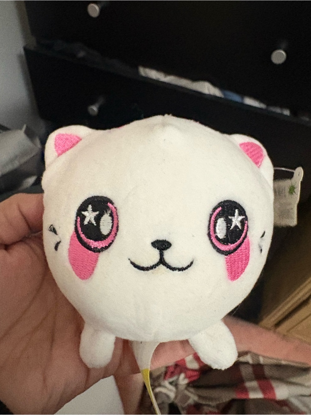 Squeezamals Misty: Cute White & Pink Plushie